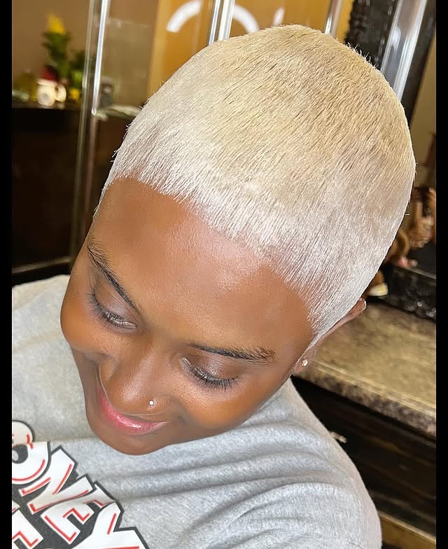 Blonde Buzz Cut