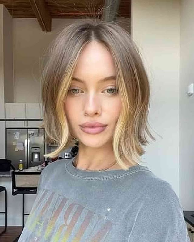Blunt Bob With Subtle Layers