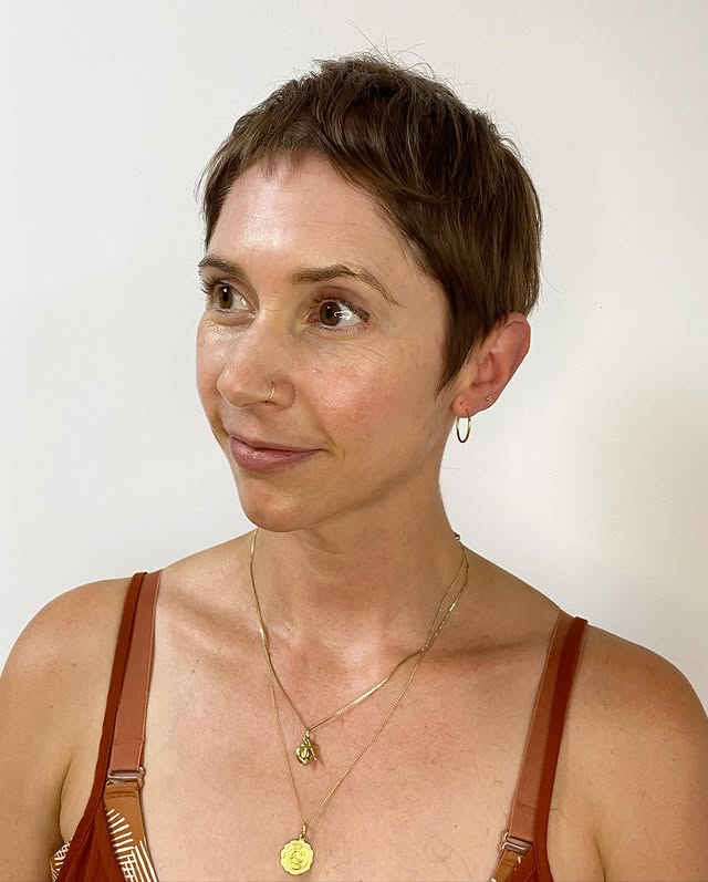 Brunette Pixie Crop