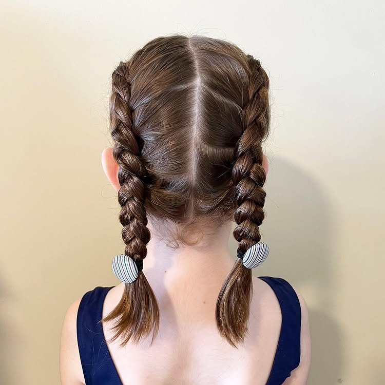 Double Dutch Braided Updo