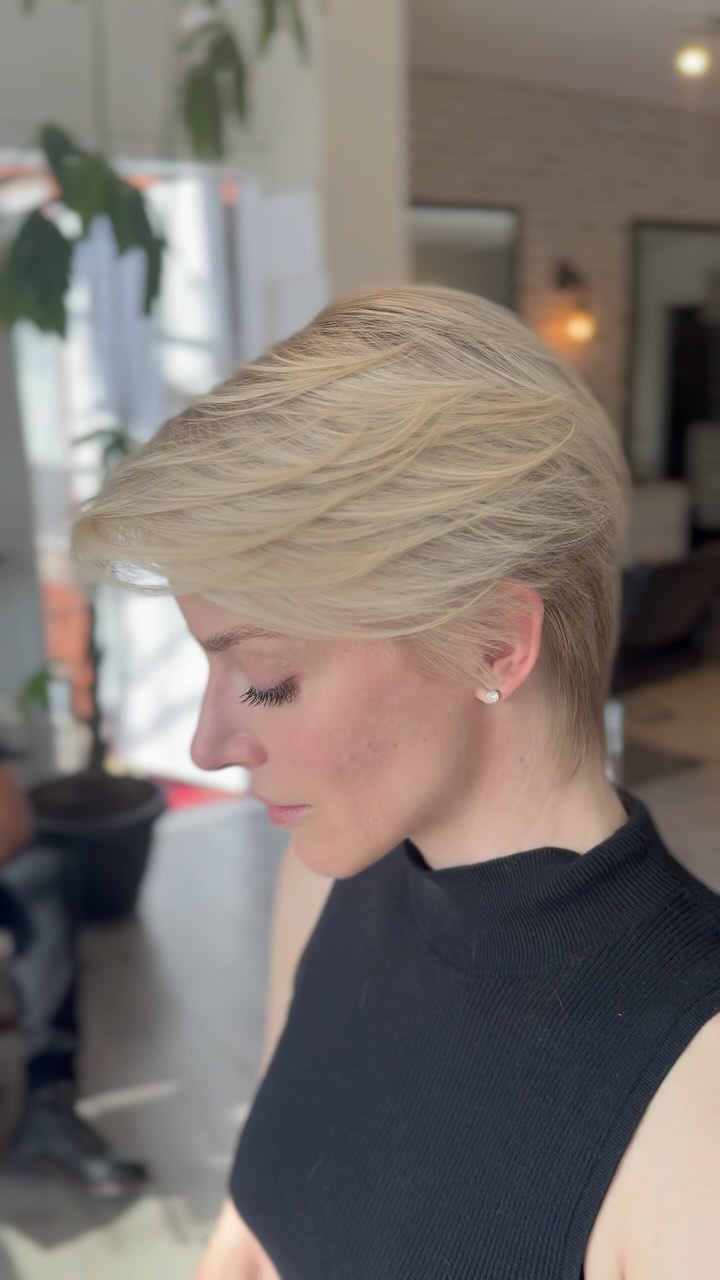 Edgy Messy Pixie Stacked Bob
