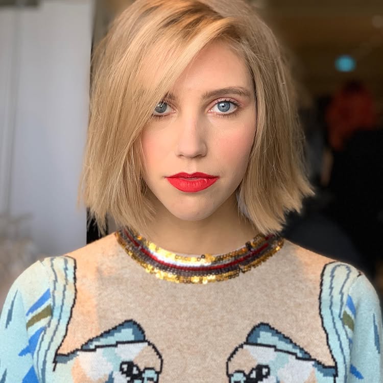 Golden Blonde Bob