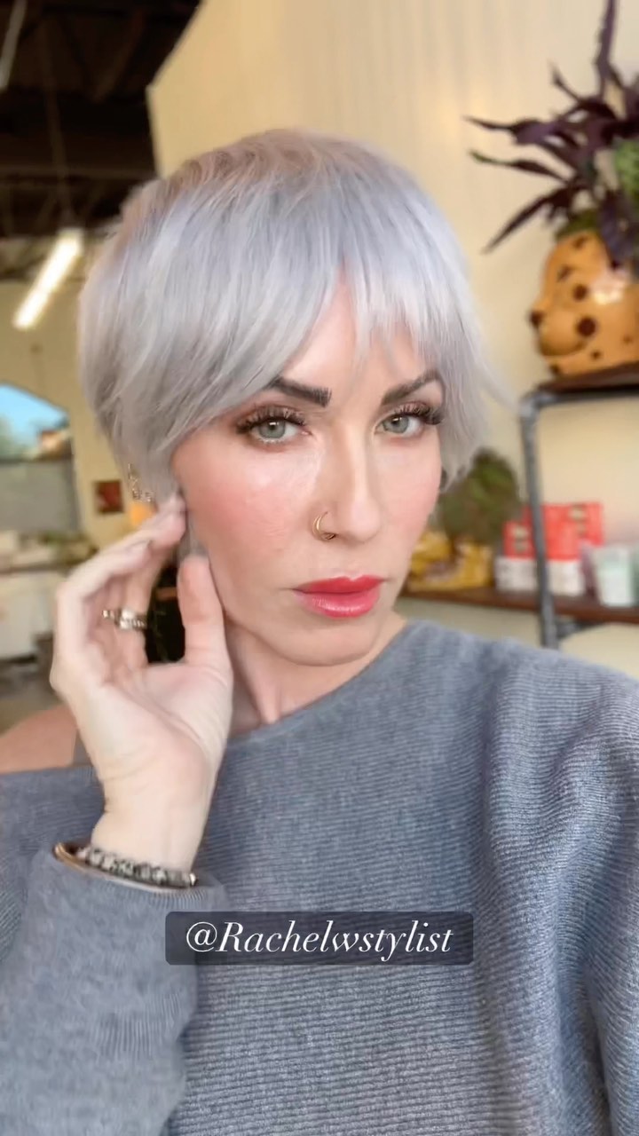 Icy Pixie With Micro Bangs