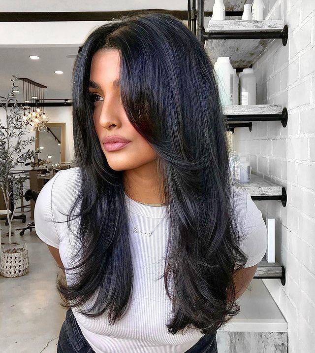 Sleek and Shiny Black Layers