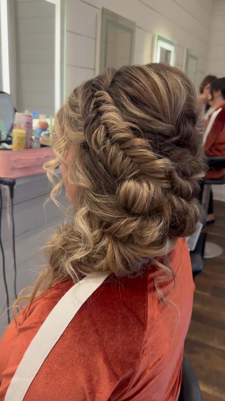 Textured Braided Updo