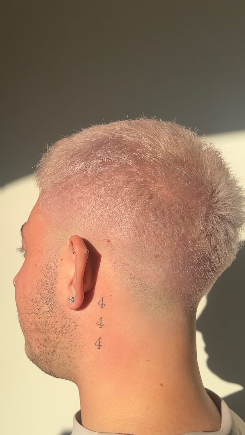 Vibrant Buzz Cut
